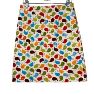 Emma Manhart Little Birdie A-line mini skirt. 100% cotton. Women’s Small